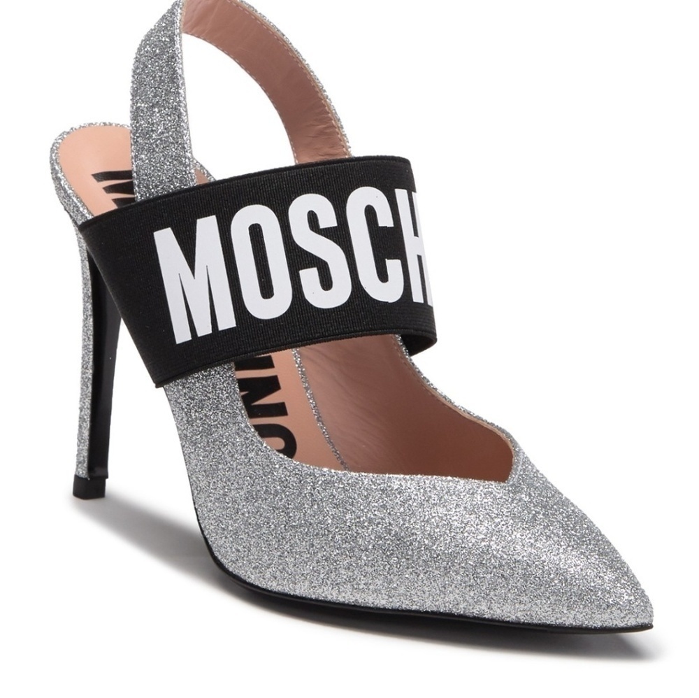 Moschino GLITTER SLINGBACK "THE CITY CINDERELLA'S"